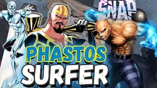 Silver Surfer Mejorado con Phastos en Marvel Snap ✌ 2 Versiones para Ganar: Greedy y Tempo