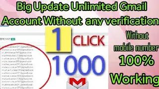how to create unlimited gmail account without phone number verification |increase youtube subscriber