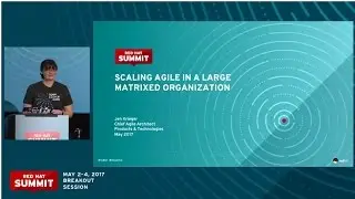 Scaling Agile in a large matrixed organization