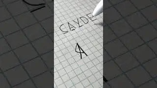 Cayde - writing the monogram, for all you Guys. #tiktok #logo