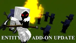 ENTITY 303 ADD-ON NEW UPDATE - Minecraft Creepypasta Showcase