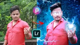 lightning thunder new concept photo editing | PicsArt & Lightroom photo editing | GC Creations 2024