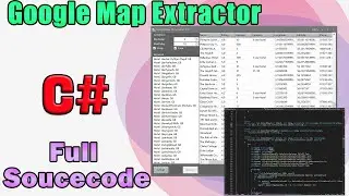How to extract google map data? C# Fullsourcecode  #winform