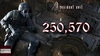 RE4 PC 60fps Mercenaries - HUNK - Castle - 250,570