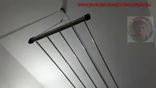 Cloth drying stand intall and work