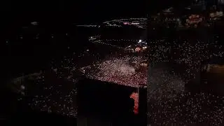 Unreal view of everyone who came to see me @creamfieldsofficial 😅