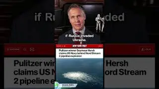 Seymour Hersh Claims United States Blew Up Nord Stream Pipeline 