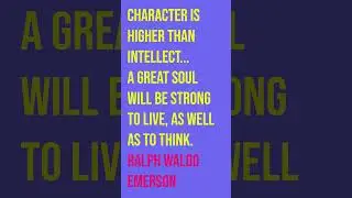 RALPH WALDO EMERSON