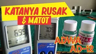 Memperbaiki PH meter ADWA AD-12