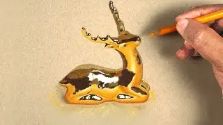 Drawing a Golden Deer