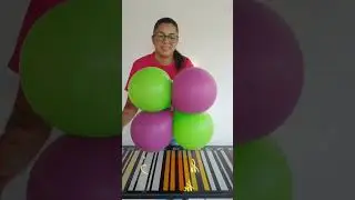 Columna de Globos 🎈🎈 Plana y Espiral!! Paso a paso #balloons #tutorial #globos #decolandia159