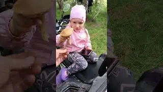 ездили за грибами ,доча ге в восторге )