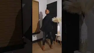 Get Ready With Me Work Edition | All black outfit | blazer and cognac chunky heel booties
