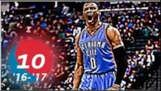 Russell Westbrook Top 10 Plays of the 2016–2017 NBA Season