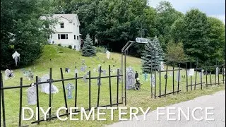 DIY Cemetery Fence