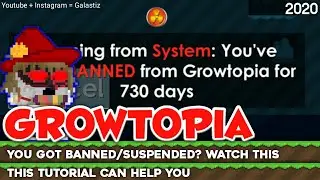 You got BANNED/ SUSPENDED? Only this way can help you unban/unsuspend Growtopia
