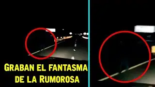 Trailero graba al famoso fantasma que se aparece en La Rumorosa