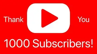 Thank You For 1000 Subscriber!!!