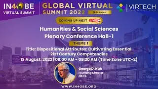 Plenary Theme 1: Dispositional Attributes: Cultivating Essential 21st Century Competencies