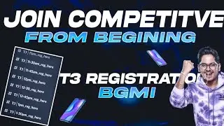 How To Join Competitive Bgmi 2022 | How To Register T3 Scrims | Best T2 server