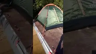 Катамаран Мастеркат с палаткой на борту.(3)
