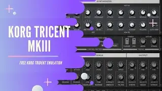 FREE VST/AU Synthesizer: Full Bucket Music Tricent (Korg Trident Emulation)