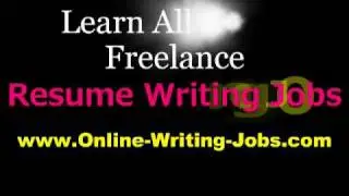 My Freelance Career : All About Freelance Resume Writing Jobs