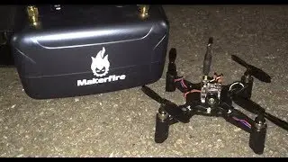 WHOOP KILLER DIY Drone, Bangcool Makerfire VR008 Pro FPV NIGHT TIME