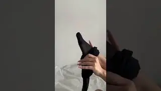 how I put tights on with long nails 