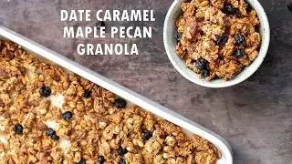 VEGAN DATE CARAMEL MAPLE PECAN GRANOLA Gluten-free | Vegan Richa Recipes