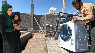 Buying a washing machine for Tayyiba's beautiful rural home