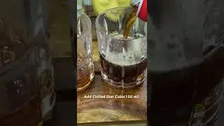 Old Monk & Diet Coke Cocktail Recipe | High in Alcohol & Low in Calories 🥃 #shorts