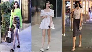 抖音街拍穿搭 / 抖音性感美女热门合集 Mejores Street Fashion Tik Tok | Hottest Chinese Girls Street Fashion Style #10