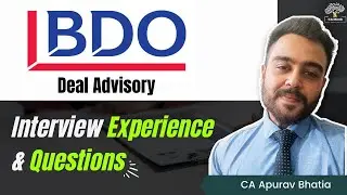 BDO Interview Questions | BDO Business Valuation Interview | BDO Interview Process