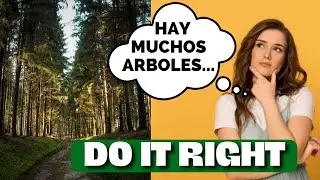 How to DESCRIBE on IMAGE in SPANISH without mistakes DO IT PERFECTLY