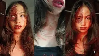 ✡︎ makeup spooky para la temporada de halloween🎃 ✡ trust in the process🧿 | Anelim Chil