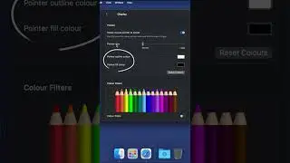 how to change the mouse cursor color in macOS 2024 