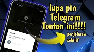 Cara atasi lupa pin telegram || solusi telegram