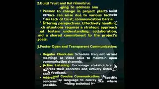 How would you handle a situation where remote stakeholders are resistant to change in project plans?