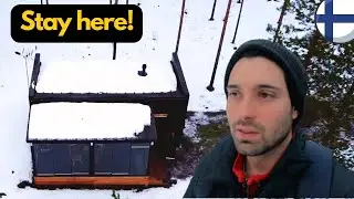 I stayed at an Airbnb in the middle of the forest