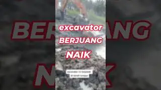 excavator masuk ke lumpur #shorts #yearofyou #excavator