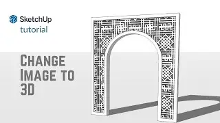 How to Make 3D Ornaments from Images | SketchUp Tutorial