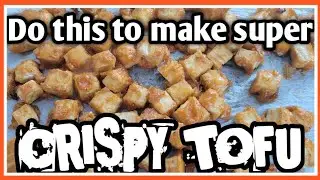 Learn how to make super duper crispy TOFU #tofu