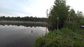 FISHING WITH GRANDPA'S TACKLE RUBBER BAND ON THE VILYUI RIVER! WITH LIVE BAIT IN SEARCH OF A PRED...