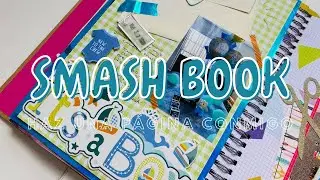 SMASHBOOK ♥ HAZ UNA PÁGINA CONMIGO ♥ TUTORIAL SCRAPBOOK