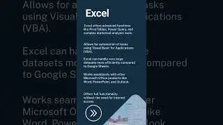 Excel vs Google Sheets: Which is Better? #excel #sqlfordataengineer #sql