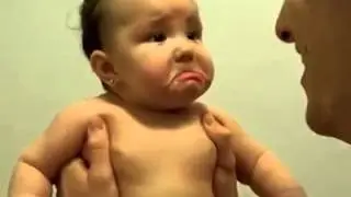 Baby Scared By Father's Evil Laugh