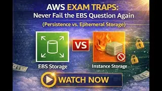 AWS EXAM TRAPS: Never Fail the EBS Question Again (Persistence vs. Ephemeral Storage)