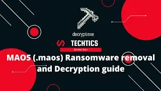 MAOS Ransomware | (.maos) Extension | Virus Removal and Decryption Guide | STOP/DJVU Ransom