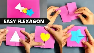 How To Make Easy Flexagon With Geometrical Shapes
